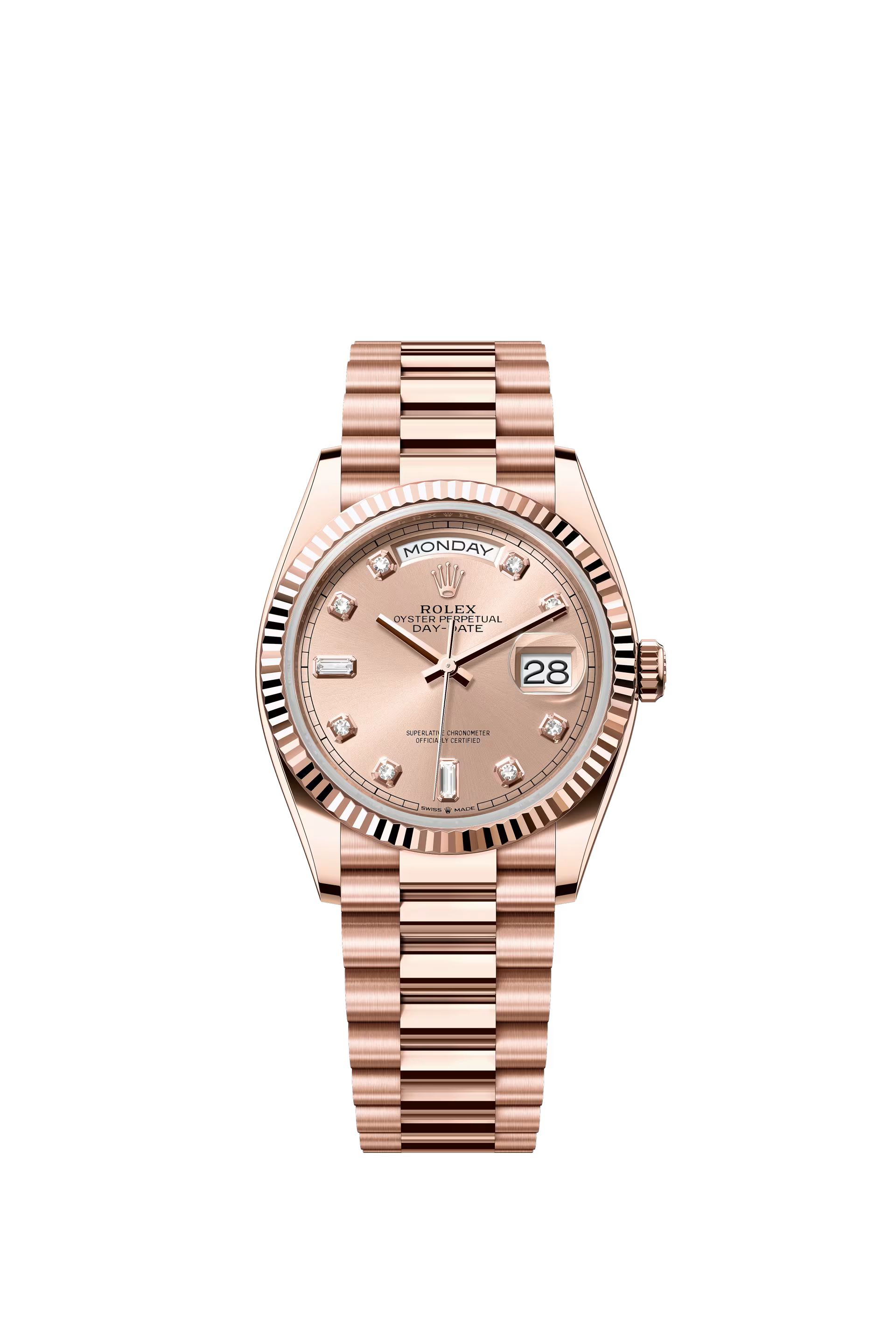Rolex Day-Date 36mm Oyster Everose gold Ref. 128235