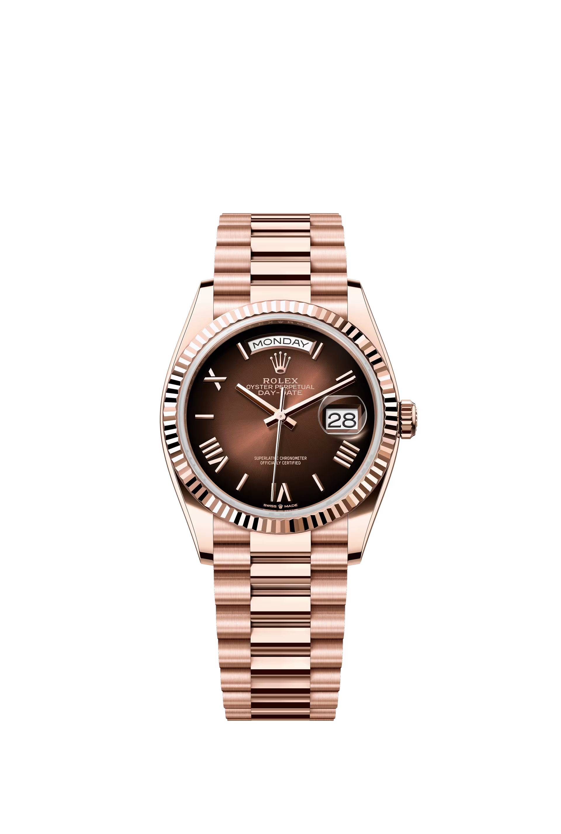 Rolex Day-Date 36mm Oyster, Everose gold  Ref. 128235