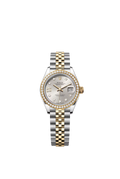 Rolex Lady-Datejust 28mm Oyster, yellow gold si diamante Ref. 279383RBR