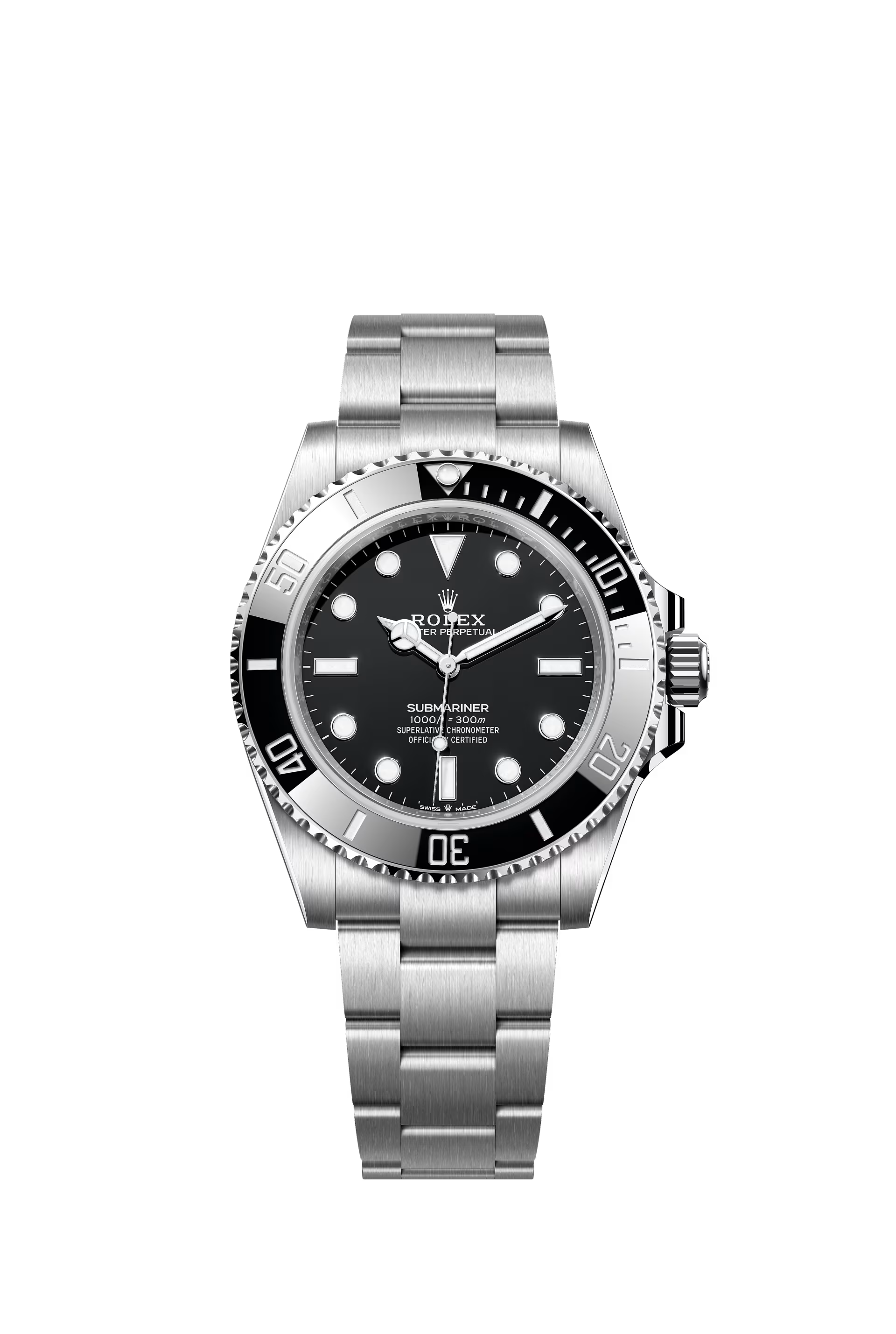 Rolex Submariner 41 mm, Oyster, Oystersteel Ref. 124060