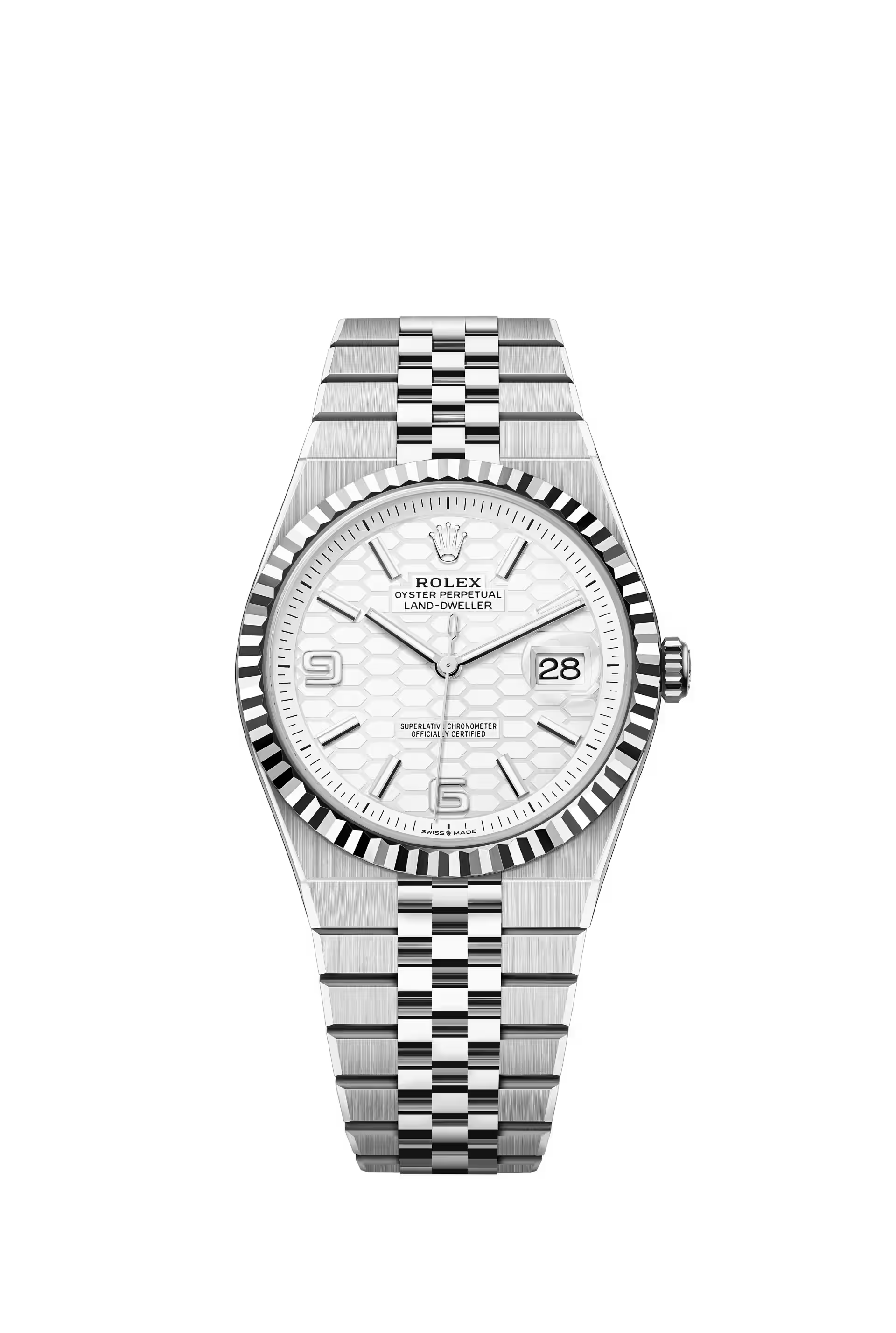 Rolex Land-Dweller 40mm Oyster, Oystersteel si white gold Ref. 127334