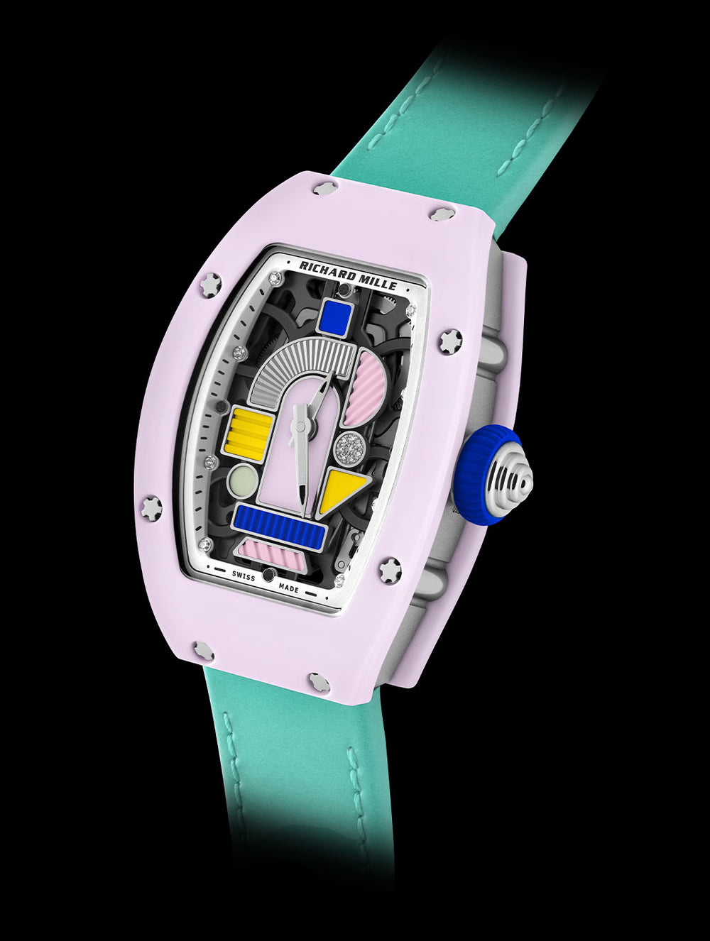 Richard Mille 07-01 46mm Automatic Winding Coloured Ceramics
